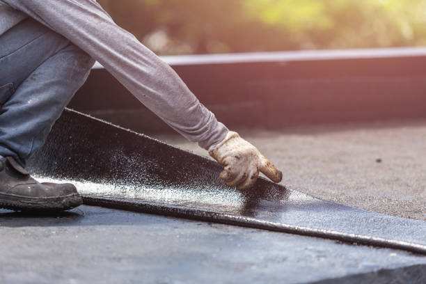 Professional Waterproofing technician working in New Carlisle, OH